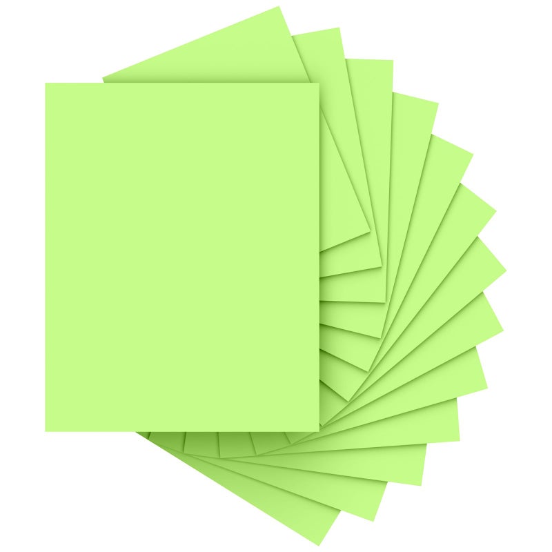 Aidunmis 40 Sheets Green Cardstock 8.5 x 11, Green Card Stock Paper, Cardstock Printer Paper 8.5 x 11, 200 GSM Green Construction Paper, Heavy Card Stock for DIY Cards, Invitations, Greeting Cards - Image 1